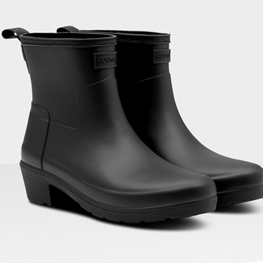Hunter Refined Slim Fit Low Heel Ankle Boots